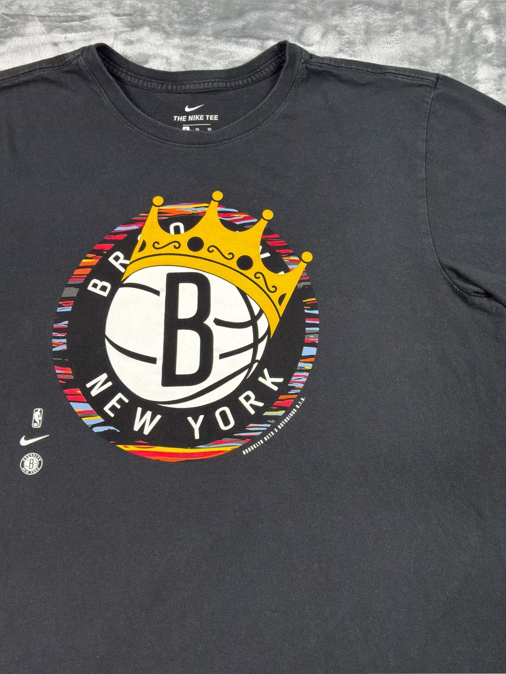 Nike Brooklyn Nets x Notorious B.I.G. Black T-Shirt Size XL NBA NY Streetwear